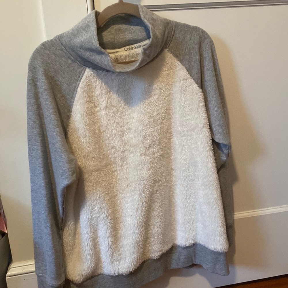 Calvin Klein mock neck fleece